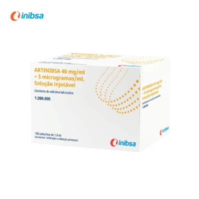 ARTINIBSA 1200.000 ARTINIBSA 1:200.000 - articaina 40 mg/ml + 5 microgramos /ml