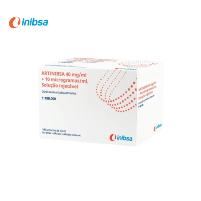 articaina ARTINIBSA 1100.000 - articaina 40 mgml + 10 microgramos ml